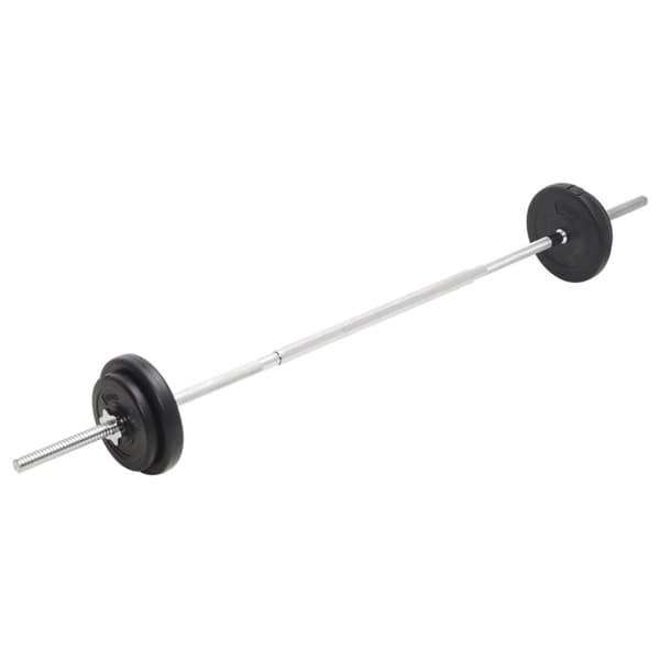 vidaXL Skivstång och hantlar set 30 kg