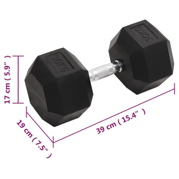 vidaXL Manual 30 kg støpejern