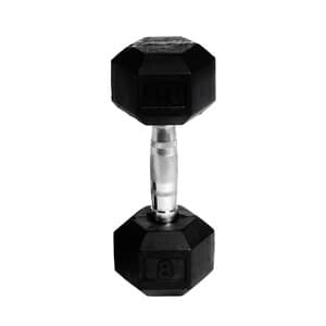 Hex-käsipaino purukumi, 2 - 60 kg, Abilica 8 kg