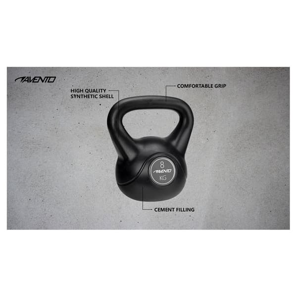 Avento Plastic Concrete 8kg Sort 8 kg