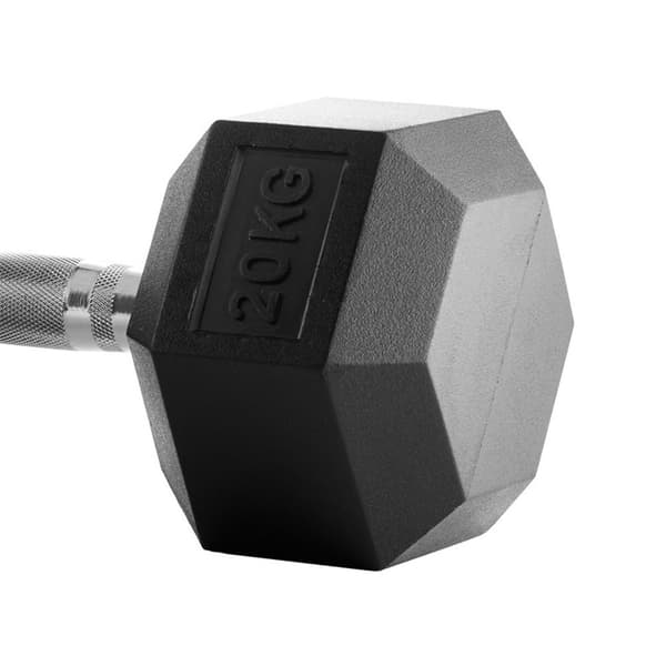 Bodytone Hex Hantlar 20kg Silver 20 kg