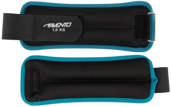 Wrist/ankle weight neopreen AVENTO 42AE 2X1kg Black/Blue