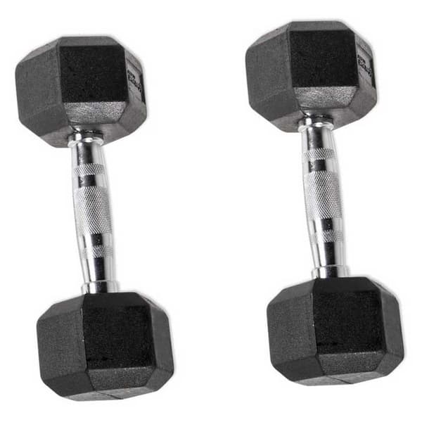 Olive Rubber Hex 5kg Pair Musta,Hopeinen 5 kg