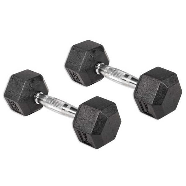 Olive Rubber Hex 5kg Pair Musta,Hopeinen 5 kg