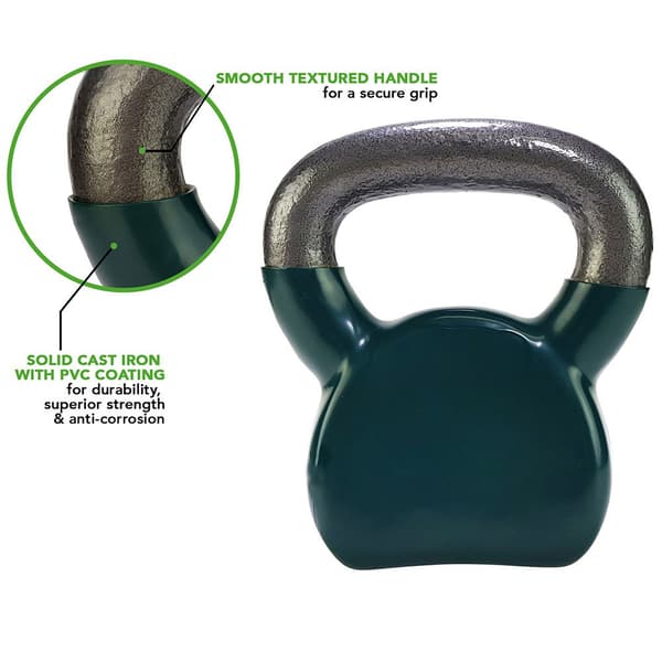 Tunturi Kettlebells Med Vynil 8kg Sort 8 kg