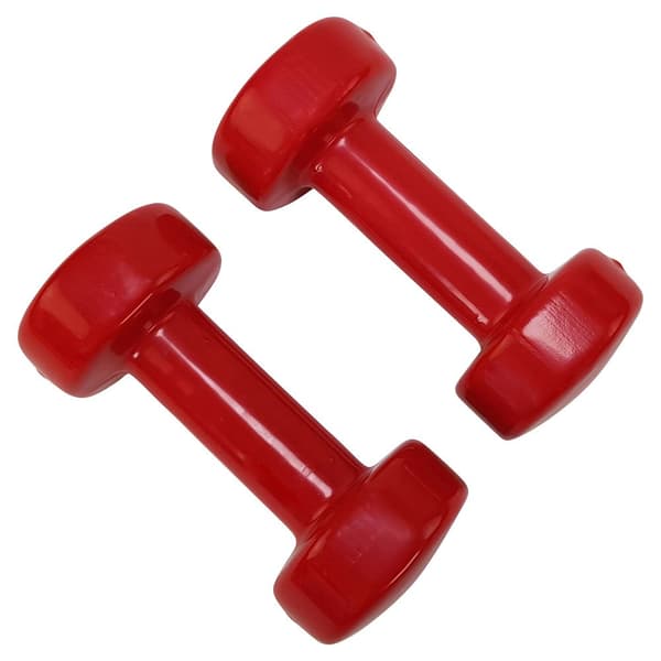 Tunturi Vynil Dumb 3kg 2 Enheter Röd 3 kg