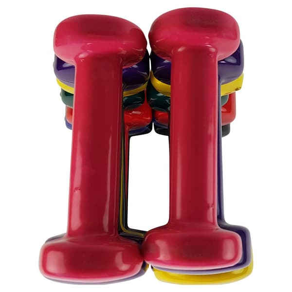 Tunturi Vynil Dumb 5kg 2 Enheter Svart 5 kg