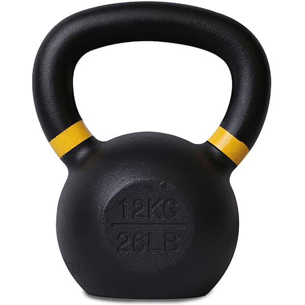 Pure2improve Støbt Jern Kettlebell 12kg Sort 12 kg
