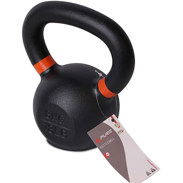 Pure2improve Valettu Rauta Kettlebell 8kg Musta 8 kg