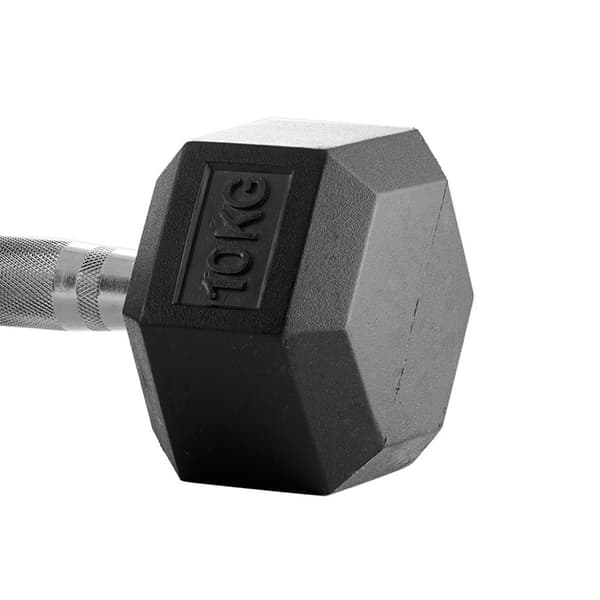 Bodytone Hex Käsipainot 10kg Hopeinen 10 kg