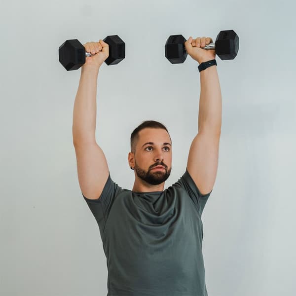 Bodytone Hex Käsipainot 10kg Hopeinen 10 kg