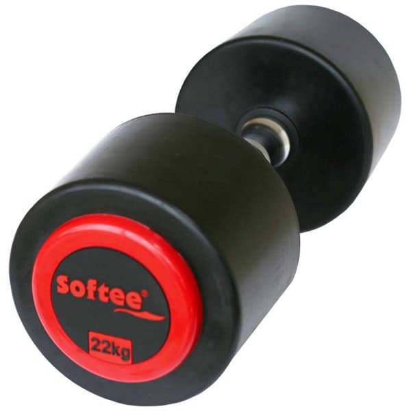 Softee Pro-sport Dumbbell 22kg Svart 22 kg