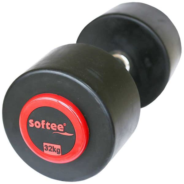 Softee Pro-sport Dumbbell 32kg Svart 32 kg
