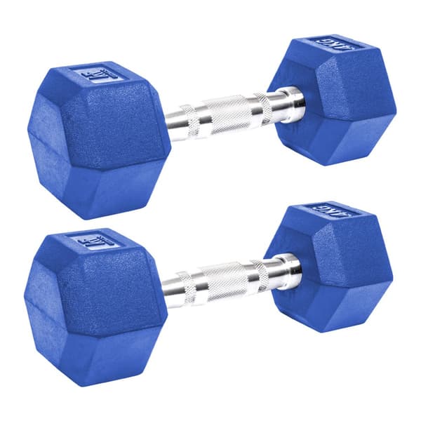 Krf Håndvægt Rubber Hex 4kg Blå 4 kg