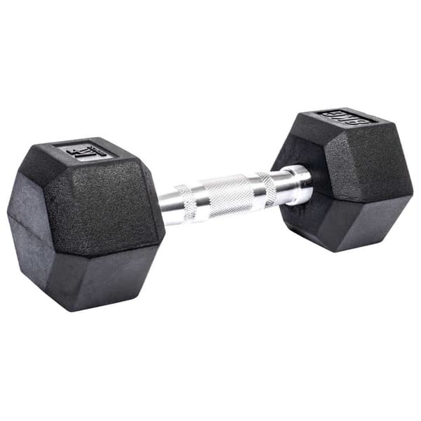 Krf Håndvægt Rubber Hex 8kg Sort 8 kg