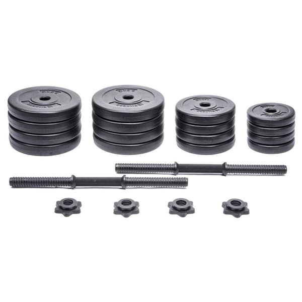Krf Viktplatta 15kg 2 Enheter Svart 15 kg