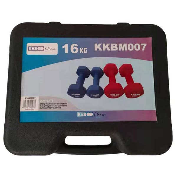 Keboo Käsipainosetti Serie 500 16kg Punainen,Sininen 16 kg