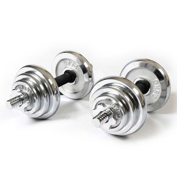 Keboo Käsipainosetti Serie 700 20kg Hopeinen 20 kg