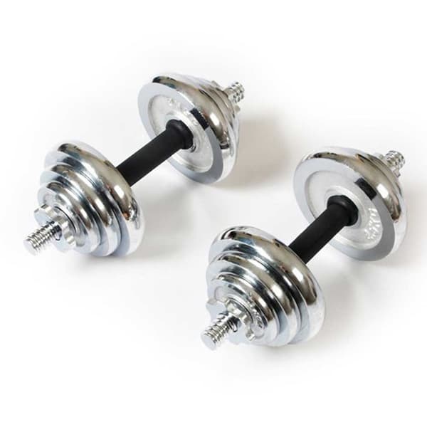 Keboo Käsipainosetti Serie 700 20kg Hopeinen 20 kg