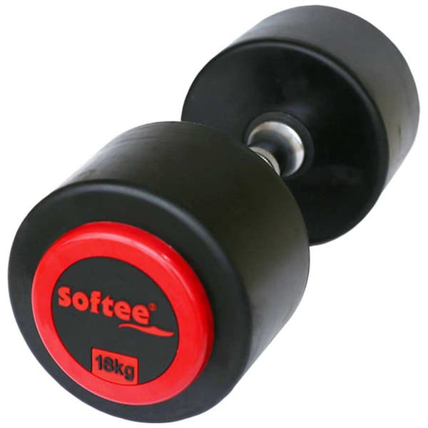 Softee Pro-sport Dumbbell 18kg Sort 18 kg