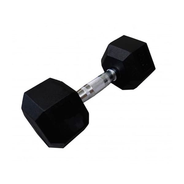 Softee Hex Hantel Svart 27.5 kg