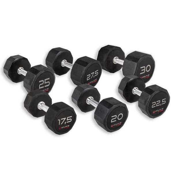Olive Rubber Pro Style Kit 17.5 To 30kg Svart 17.5 to 30 kg