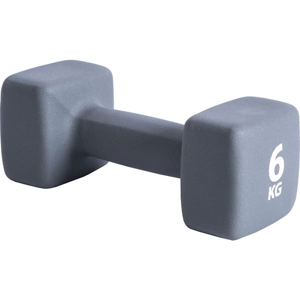 Pure2improve Neopren Belagt Håndvægt Enhed 6kg Grå 6 kg