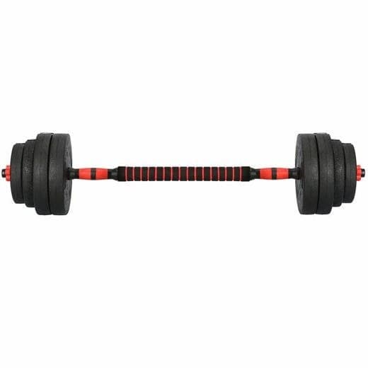 Hantelset - justerbara hantlar - 2-i-1 - 40 kg