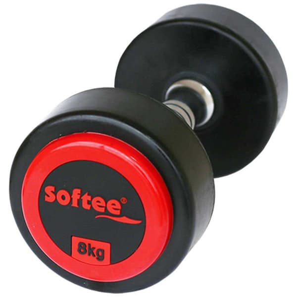 Softee Pro-sport Dumbbell 8kg Svart 8 kg