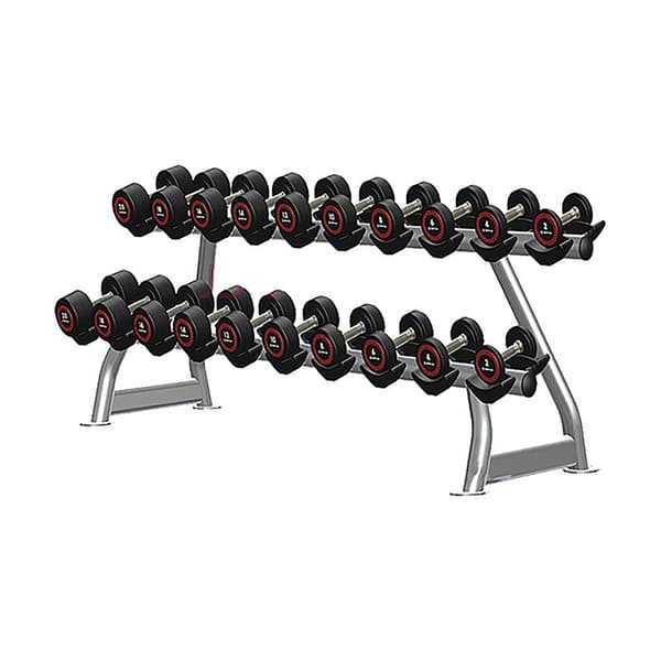 Softee Modern Dumbell Rack Musta,Harmaa