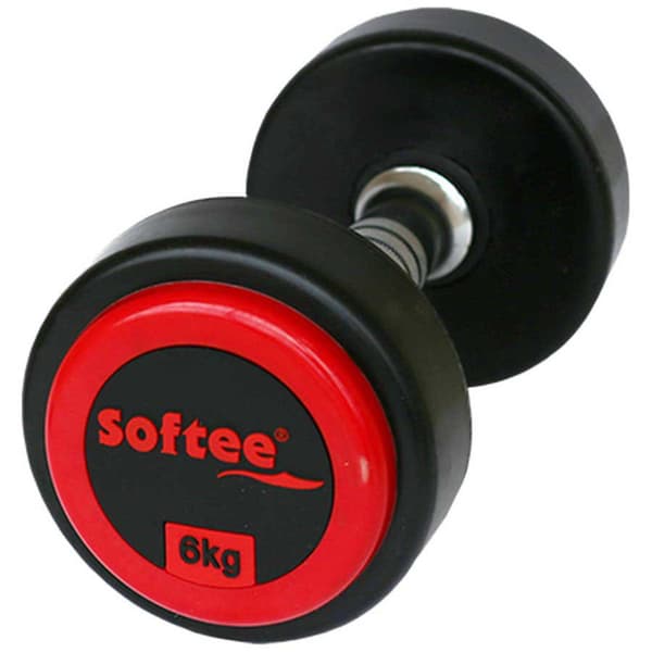 Softee Pro-sport Dumbbell 6kg Punainen,Musta 6 kg
