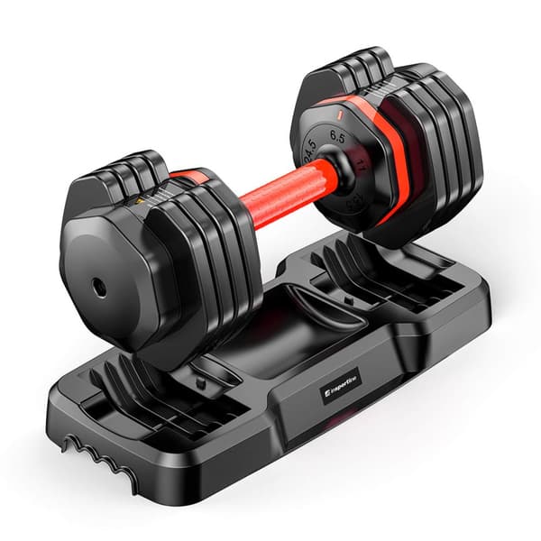 Justerbare manualer med stativ Durabell, 2 x 6.5 - 24.5 kg, inSPORTline