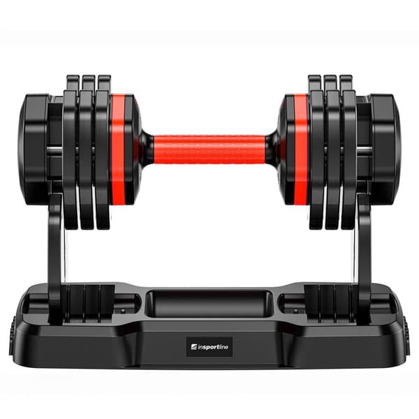 Justerbare manualer med stativ Durabell, 2 x 6.5 - 24.5 kg, inSPORTline