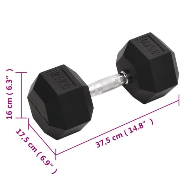 Käsipaino 25 kg valurauta