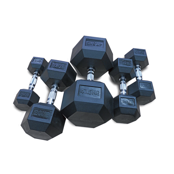 HEX-kumikäsipaino 25 kg AC-17010