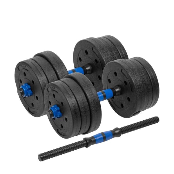 Justerbara bituminösa hantlar med kontakt 2x10kg REBEL ACTIVE