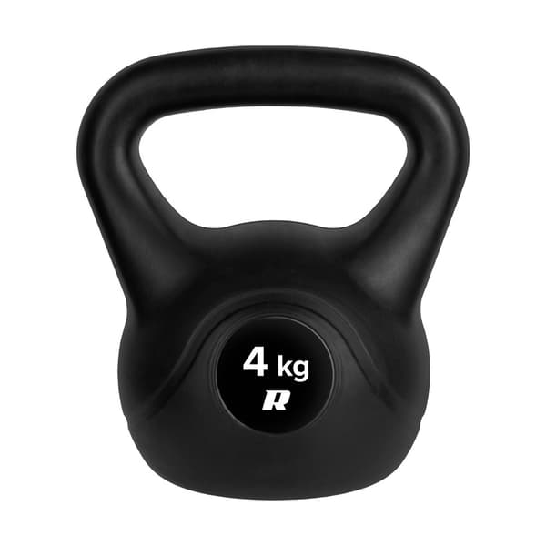 Bitumen kettlebell 4kg, REBEL ACTIVE
