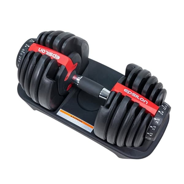Justerbar Hantel, 2 st 2,5 - 24 kg