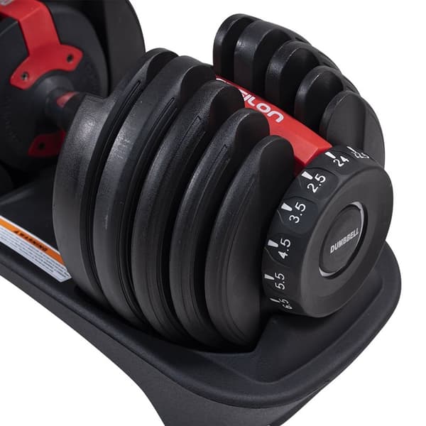 Justerbar Hantel, 2 st 2,5 - 24 kg