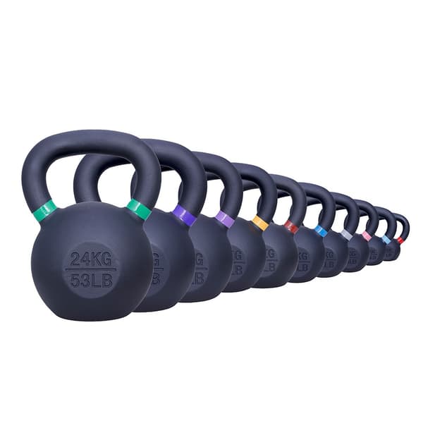 Kettlebell Gjutjärn 4 kg - Svart med Röd