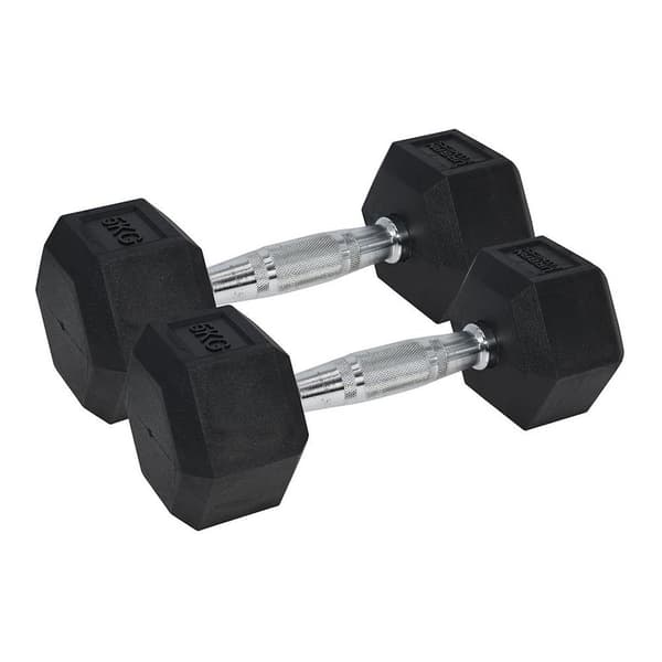 Ufe Hex Gummi Håndvægt Pro 2 Enheder  17.5 kg