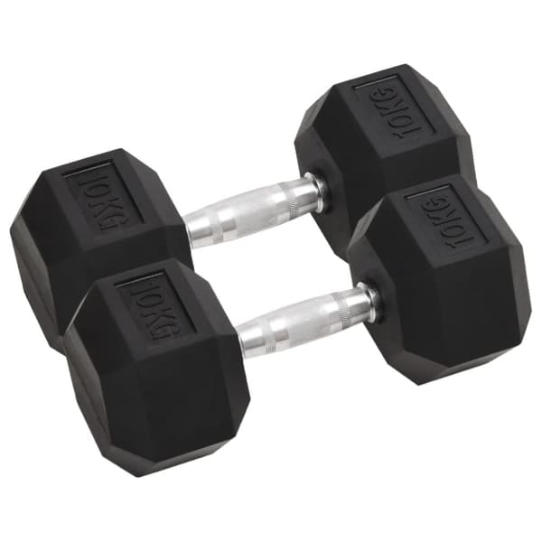 Hantlar 2 st 20 kg gjutjärn
