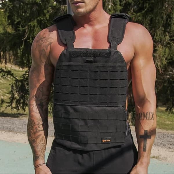 SVELTUS Pro 15 kg viktväst - Justerbar - Neopren - Herr