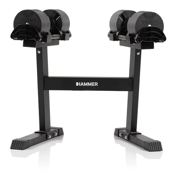 Finnlo Smartlock 64kg Håndvægtsæt Med Stativ  64 kg