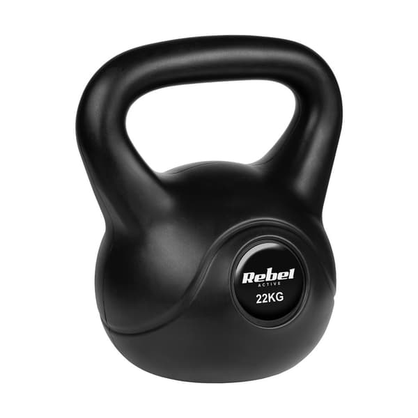 Bituminös Kettlebell 22 kg REBEL ACTIVE