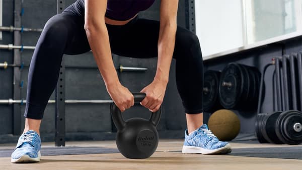 Kettlebell gjutjärn 8kg, REBEL ACTIVE