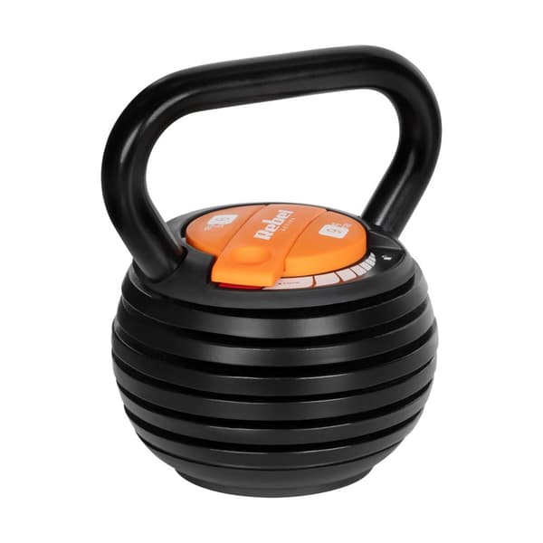 Kettlebell gjutjärn automatisk justerbar 9kg, REBEL ACTIVE