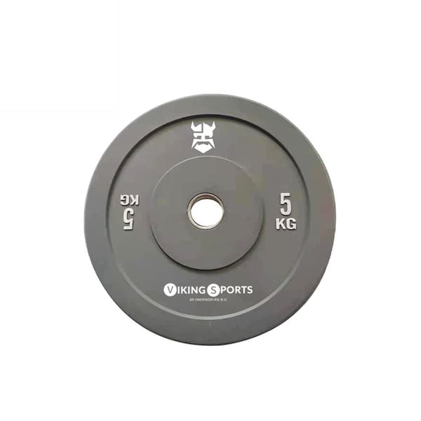 Viking Sports 5kg Gummiskiva - Hållbar, Prisvärd Träningsvikt för Hemmet & Gymmet