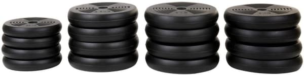 Højkvalitets 40kg håndvægtssæt med kettlebell til seriøse fitnessentusiaster