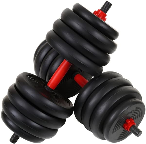 Højkvalitets 40kg håndvægtssæt med kettlebell til seriøse fitnessentusiaster